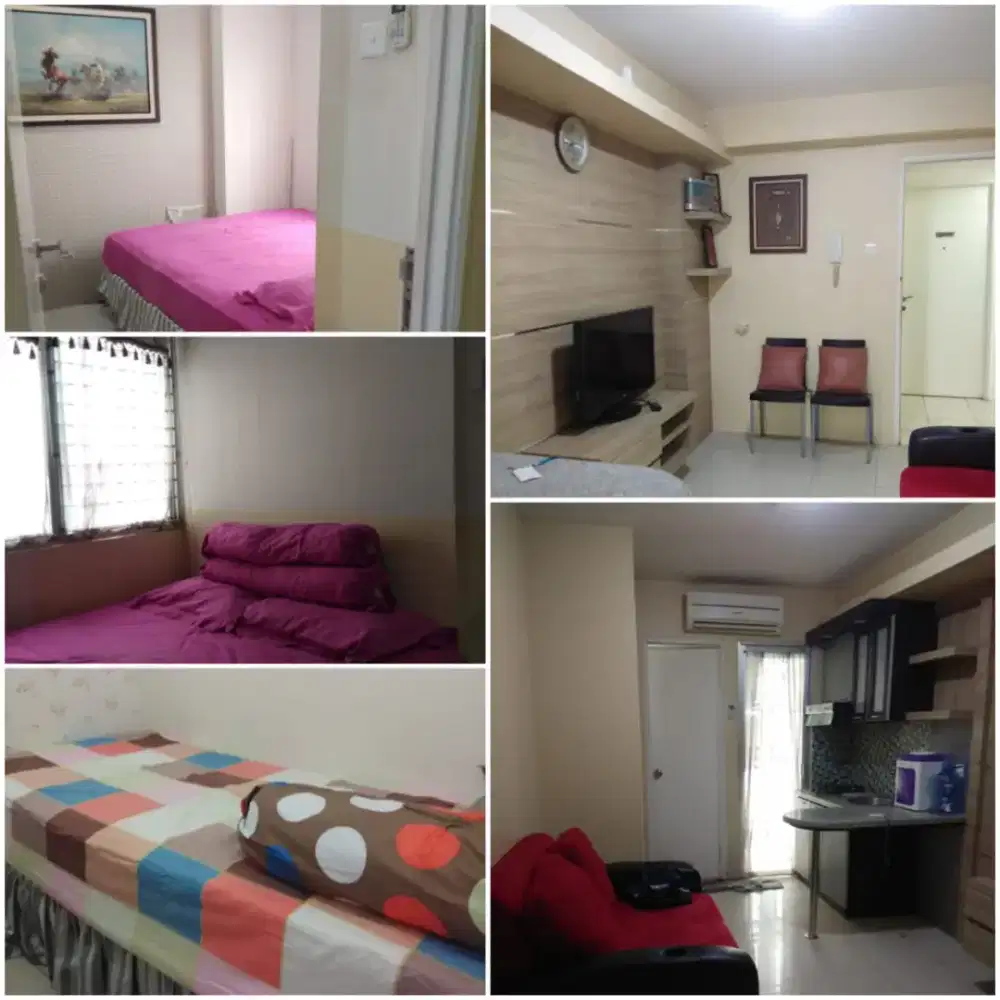 Disewakan Apartemen Green Palace Kalibata City 2 BR Tower Mawar lt. 5