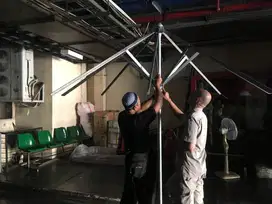 rangka payung taman galvanis jabodetabek