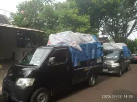 Jasa pindahan rumah kontrakan menggunakan pickup losbak beserta sopir