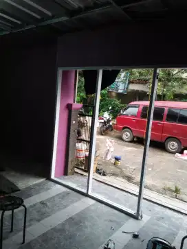 pintu sleiding kaca dan kusen aluminium