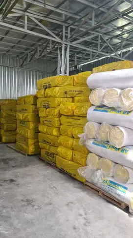 Rockwool peredam suara density 60 80 100kg/m3 ready stock banyak