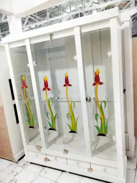 Lemari Pakaian Gamis Full Gantung 4 Pintu