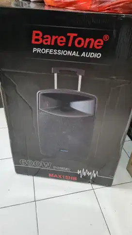 Model Pengaturan Terbaru Speaker BARETONE 15 Inc 600 Watt Bluetooth