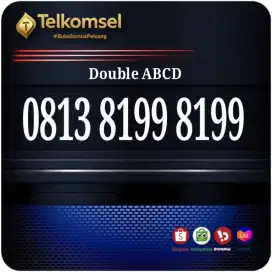 Nomor Cantik Keren Rapi Hoki Telkomsel simpati Double ABCD 8199