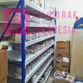 RAK SERBAGUNA RAK GUDANG BAJA SHELVING ANTI KARAT 2 TON PER RAK