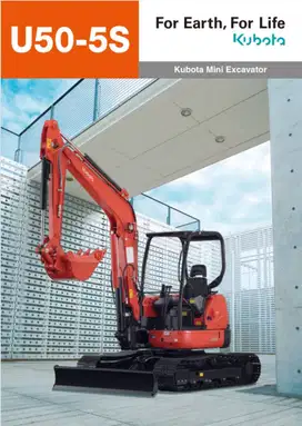 EKCAVATOR MINI KUBOTA BARU