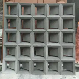Roster beton, roster minimalis