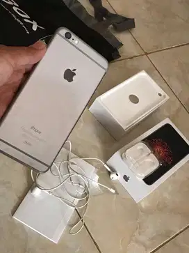 Dijual iPhone 6 Plus space grey colour 128 GB garansi iBox resmi indo