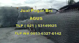 Pagar brc tinggi 175 cm x Lebar 240 cm x Diameter 6 mm electro plattin
