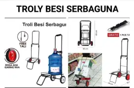 Ready BJM! Troly besi serbaguna gratis antar Banjarmasin