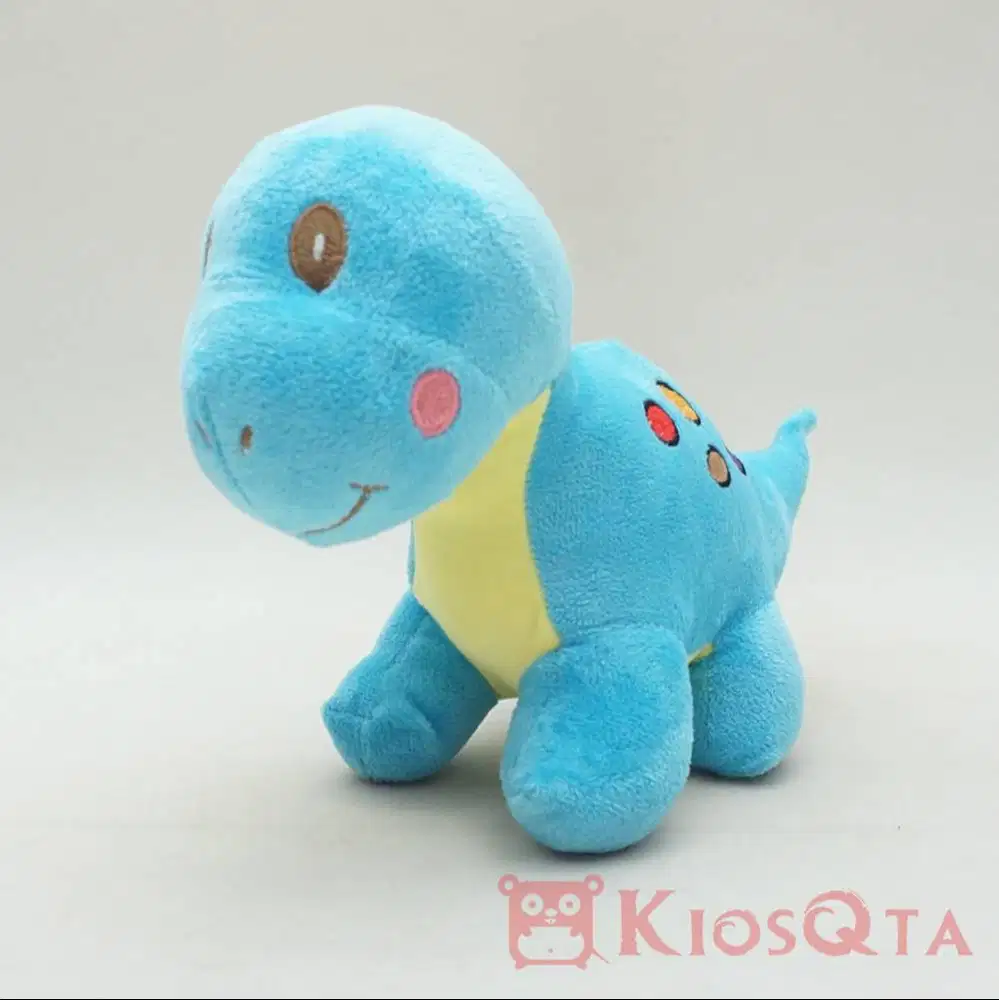 boneka dinosaurus cute baby dino biru / kuning / hijau small
