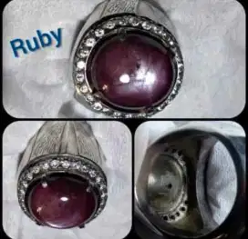 ruby ring perak