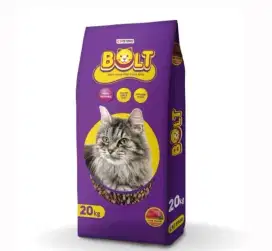 Jualan Food Cat Merk Bolt 20 kg, Gratis Ongkir Bjm, Bisa Bayar COD