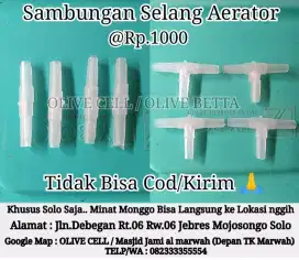Sambungan Selang Aerator  T L I  (Tidak Bisa Cod/Kirim)