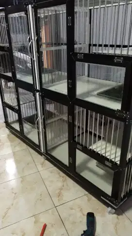 Kandang kucing 4 kamar