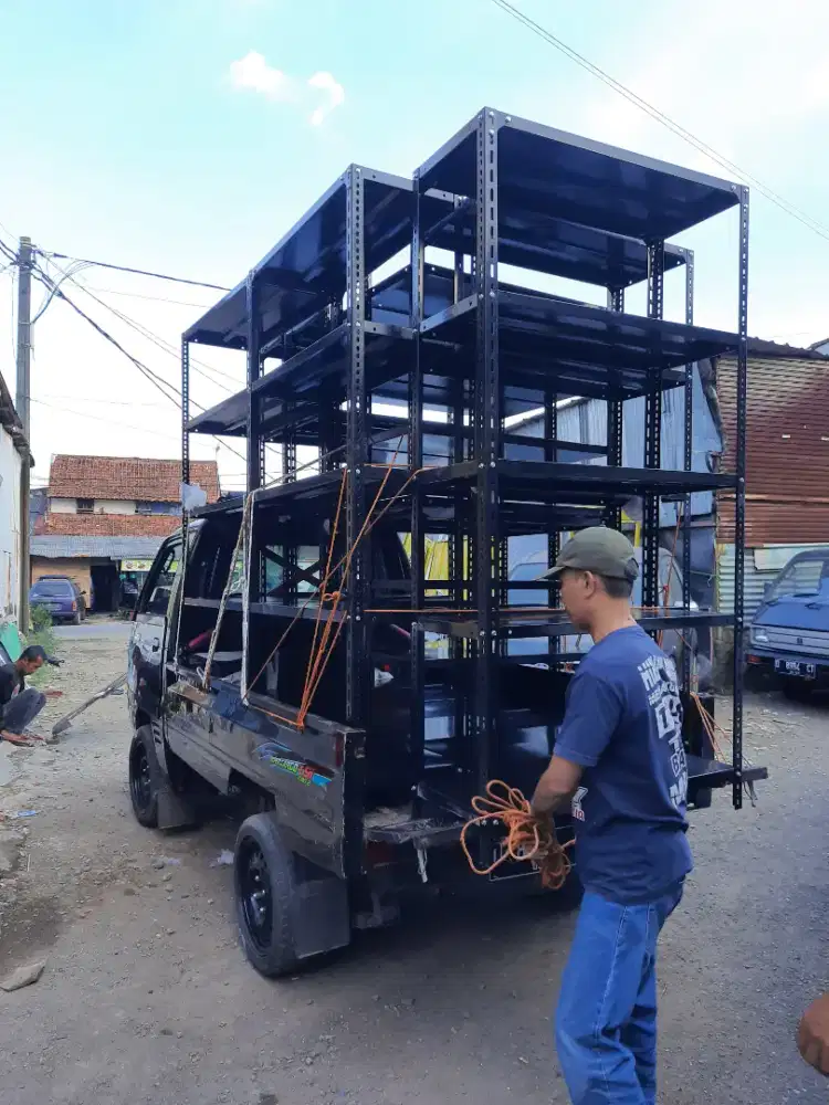 rak besi warna hitam mantap mangg di order bandung only