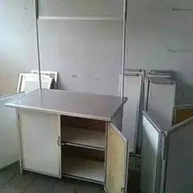 Booth Knockdown Portable Pintu 100x60cm