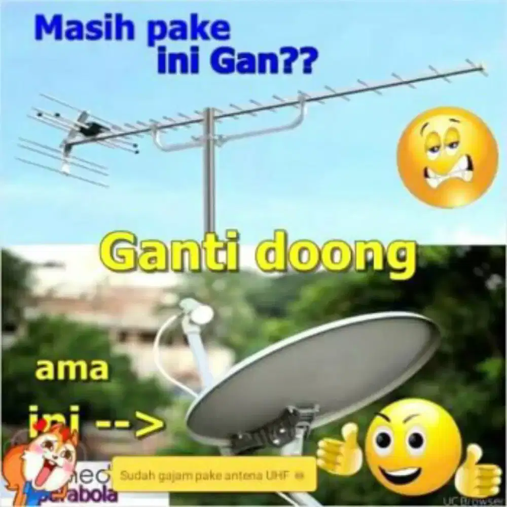 Parabola Tanpa Biaya Bulanan Pengganti Antena UHF (GARMEDIA)