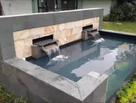 Kolam ikan koi minimalis