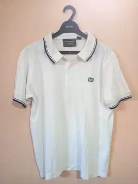 T-shirt polo white A&F ABERCROMBIE &FITCH size S (preloved)