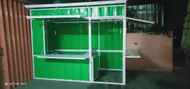 Semi boot kontener ( warung kafe)