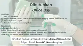 Dibutuhkan Office Boy