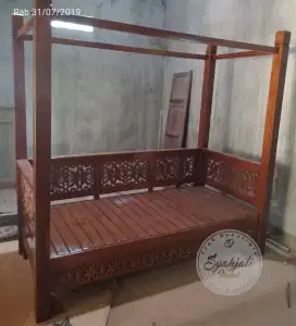 kanopi minimalis,tempat tidur kanopi