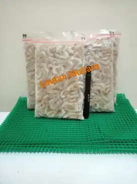 udang api beku KUPAS KEPALA (PP) ukuran sedang bersih fresh 500gr