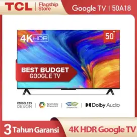 TV TCL 50 Inci Google TV, Wifi, Bluetooth dan Digital TV