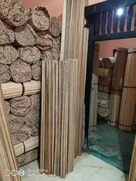 Tirai bambu sawet untuk Penghalang Panas Dan Tampias Hujan