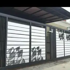 Menerima pemesanan pembuatan pagar, kanopi, teralis