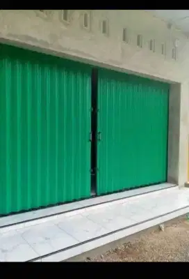 Rolling door folding gate murah