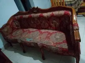 Sofa 3 + meja jati satu set