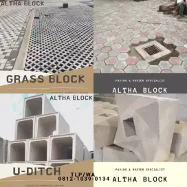 PAVING BLOCK,CONBLOCK,GRASS BLOK,ROSTER,BATA TEMPEL EXPOSE,UDITCH