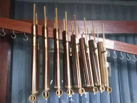 Angklung melodi 2 tab bambu hitam