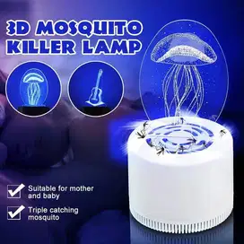 Mosquito Killer 3D Led lamp - Lampu Penangkap nyamuk USB